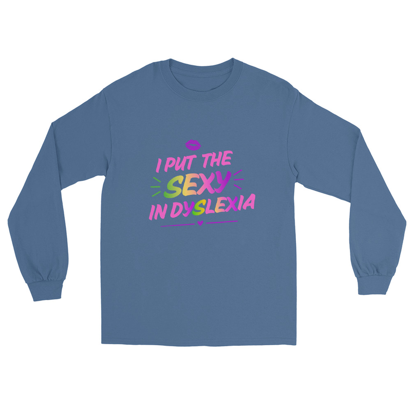 Men’s Long Sleeve Shirt – S, Indigo Blue