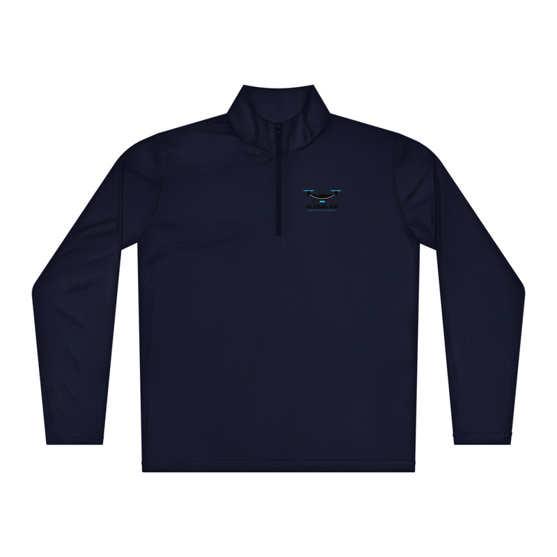 Lightweight quarter-zip pullover – XL, True Navy