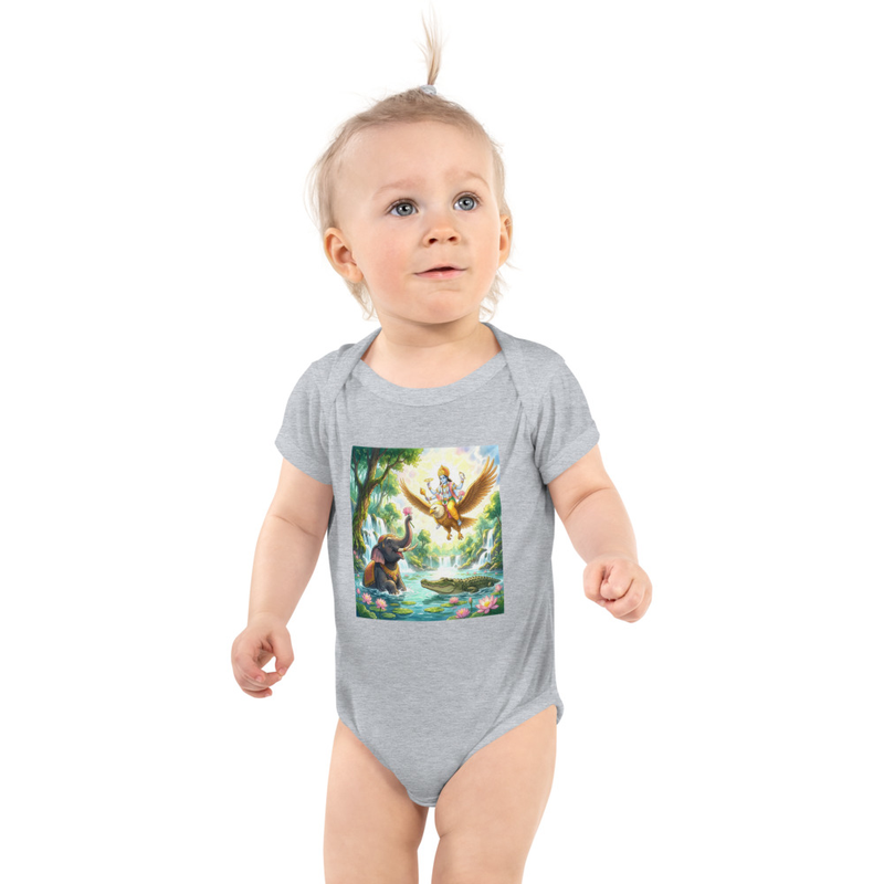Gajendra Moksha Baby Onesie