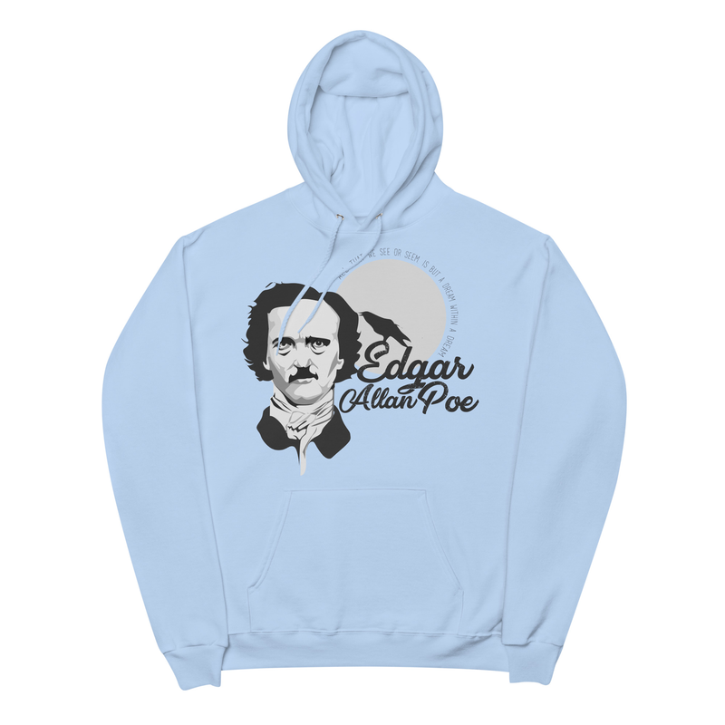 Edgar Allan Poe - Poetry Matters Unisex fleece hoodie