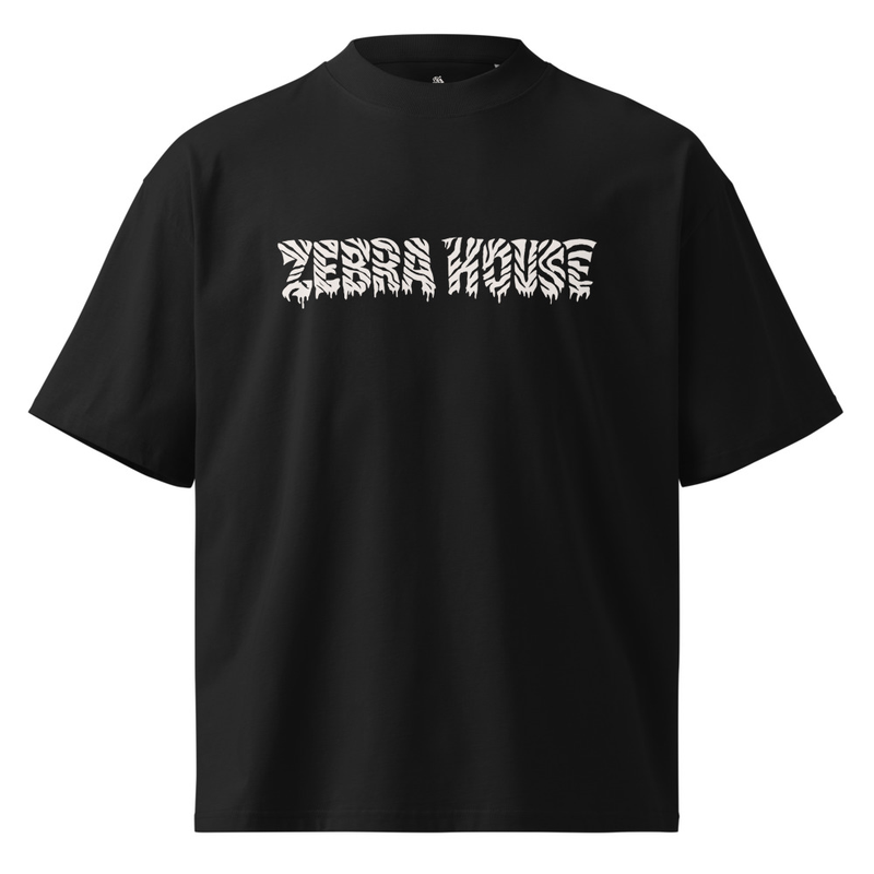 Zebra House - Signature Unisex organic oversized t-shirt Front product view