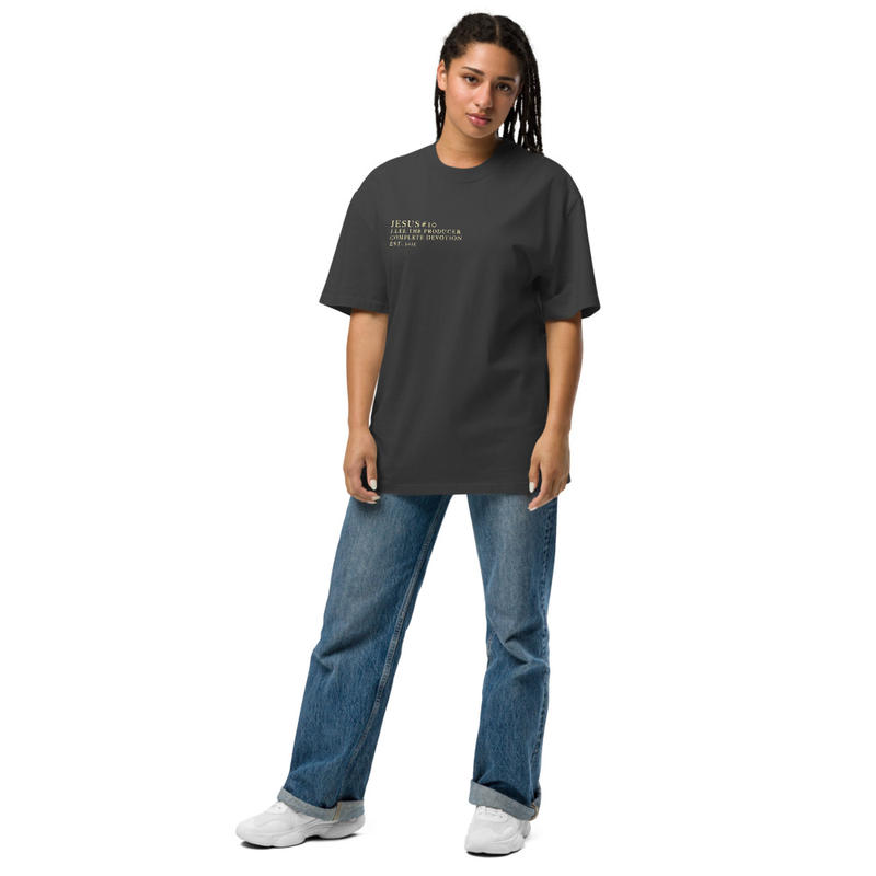 My Messiah Oversized faded t-shirt
