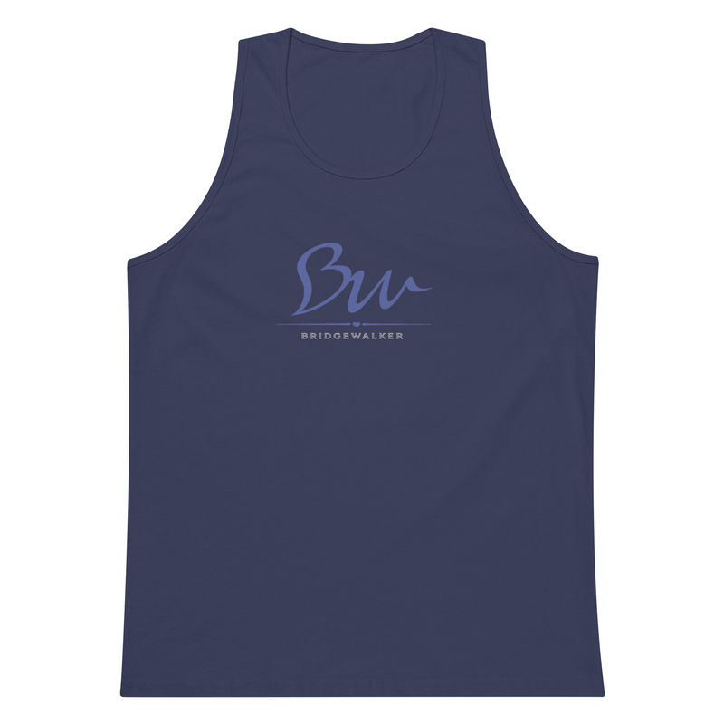 BridgeWalker Unisex Premium Tank Top - Own Asphalt Edition – 3XL, Harbor Blue