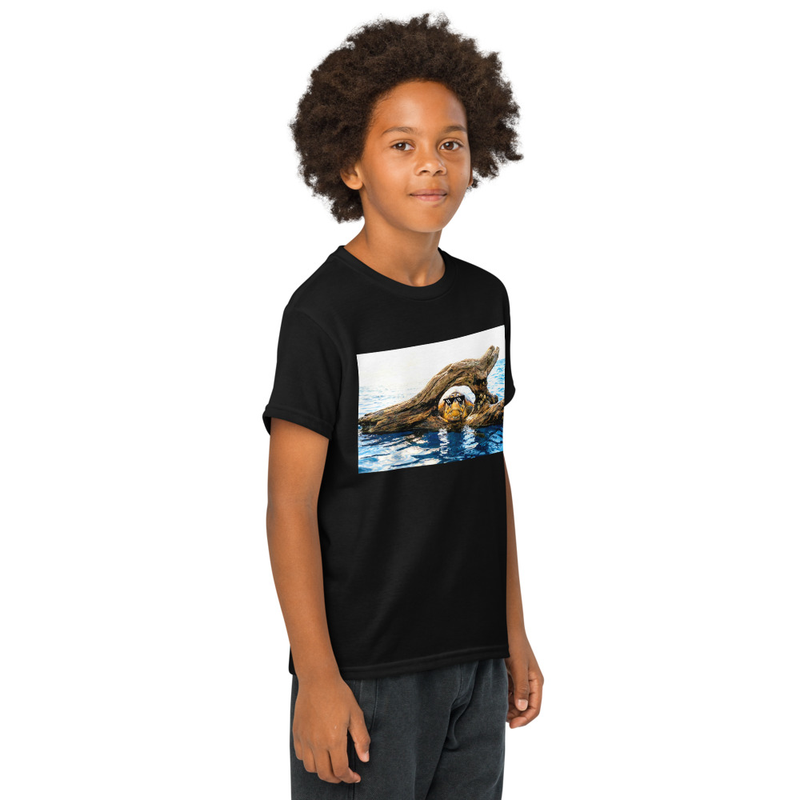 Here Now Youth Tee – XS, Black