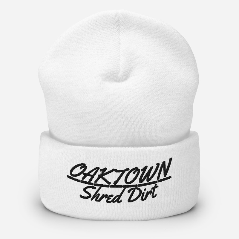 Cuffed Beanie Black Text