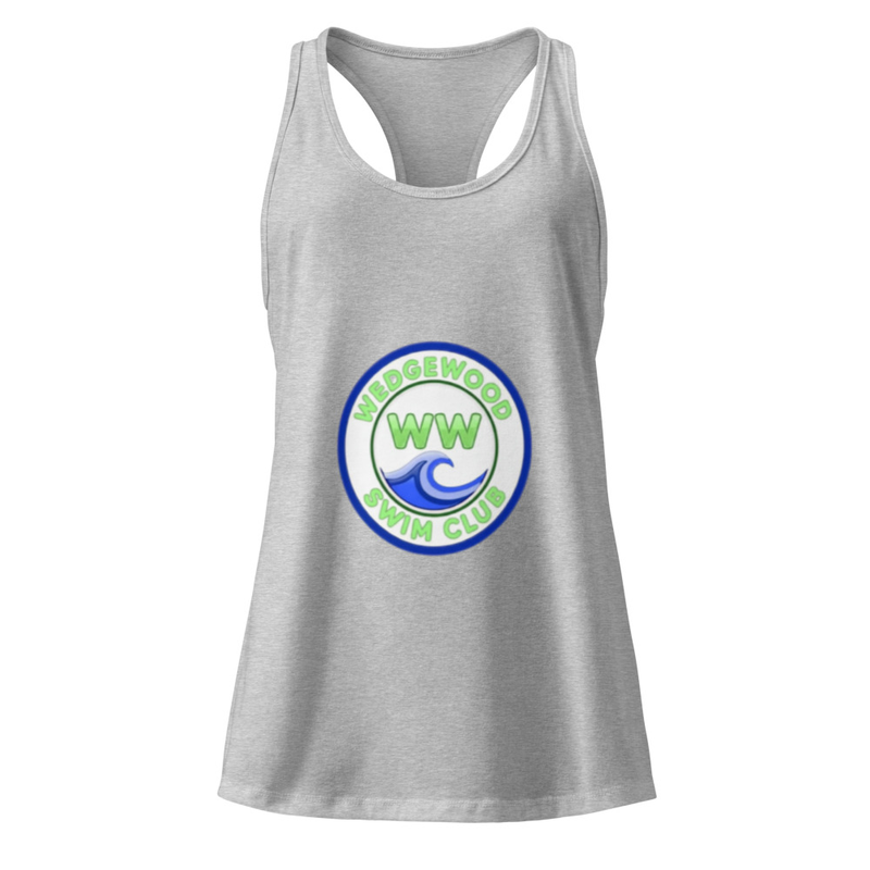Women’s fitted racerback tank top large design – Image 2