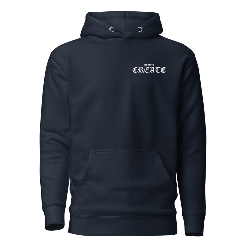 Born To Create Unisex Hoodie – Image 2