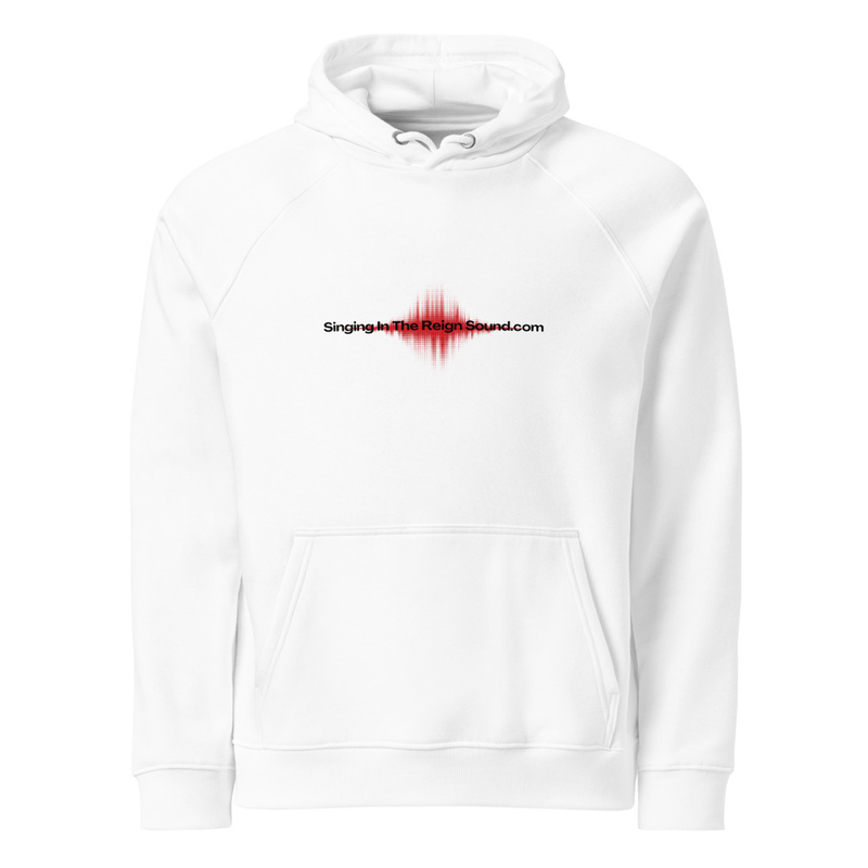 Singing In The Reign Sound Unisex eco raglan hoodie