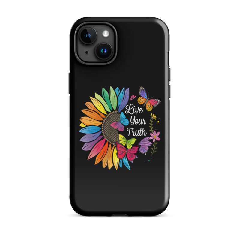 Live Your Truth Tough Case for iPhone® – iPhone 15 Plus, Glossy