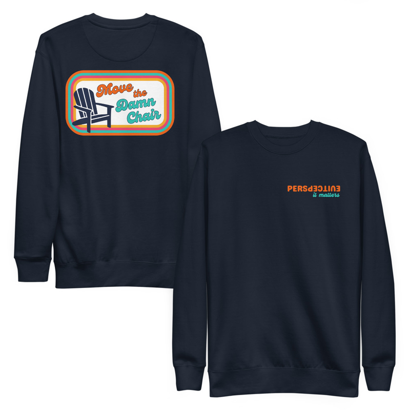 Unisex Premium Sweatshirt – S, Navy Blazer