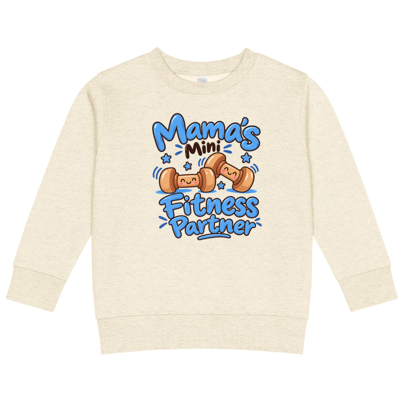 Mamas and Minis Fitness - Kids crew neck sweatshirt