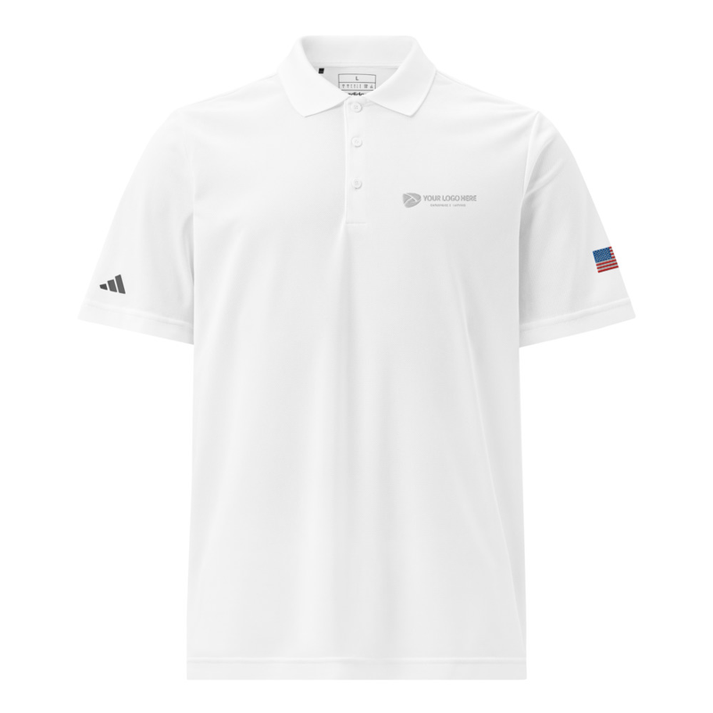 Embroidered Adidas sport polo
