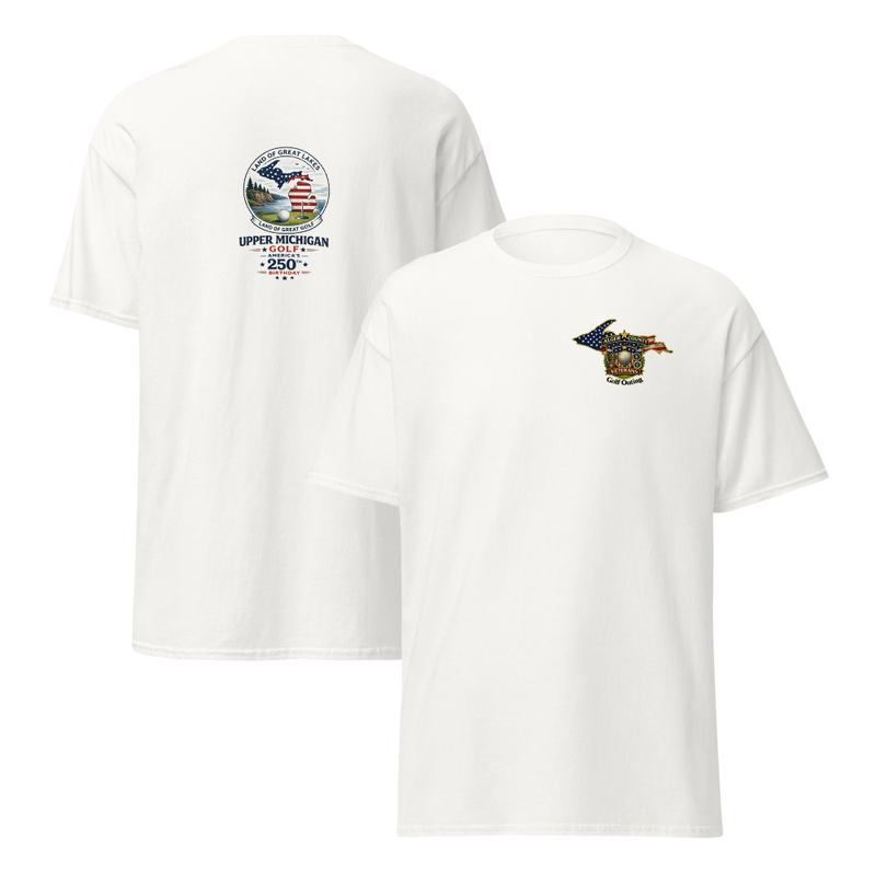 Alger Country Veteran's Golf Out Logo #3 Unisex classic tee