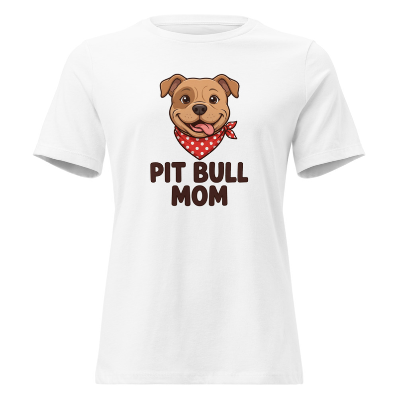 Women's Pit Bull Mom Relaxed T-Shirt – view 1