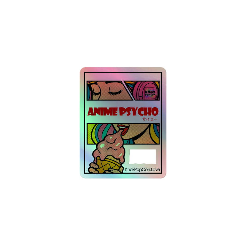Anime Psycho Holographic stickers