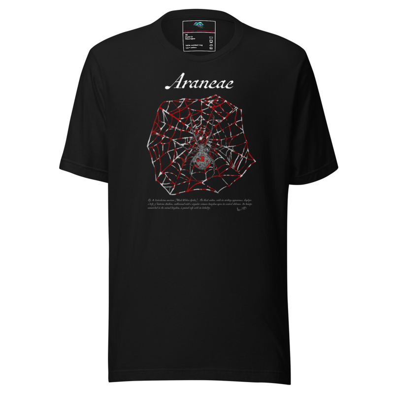 Araneae (Black Widow Spider) - Bella Canvas T-Shirt