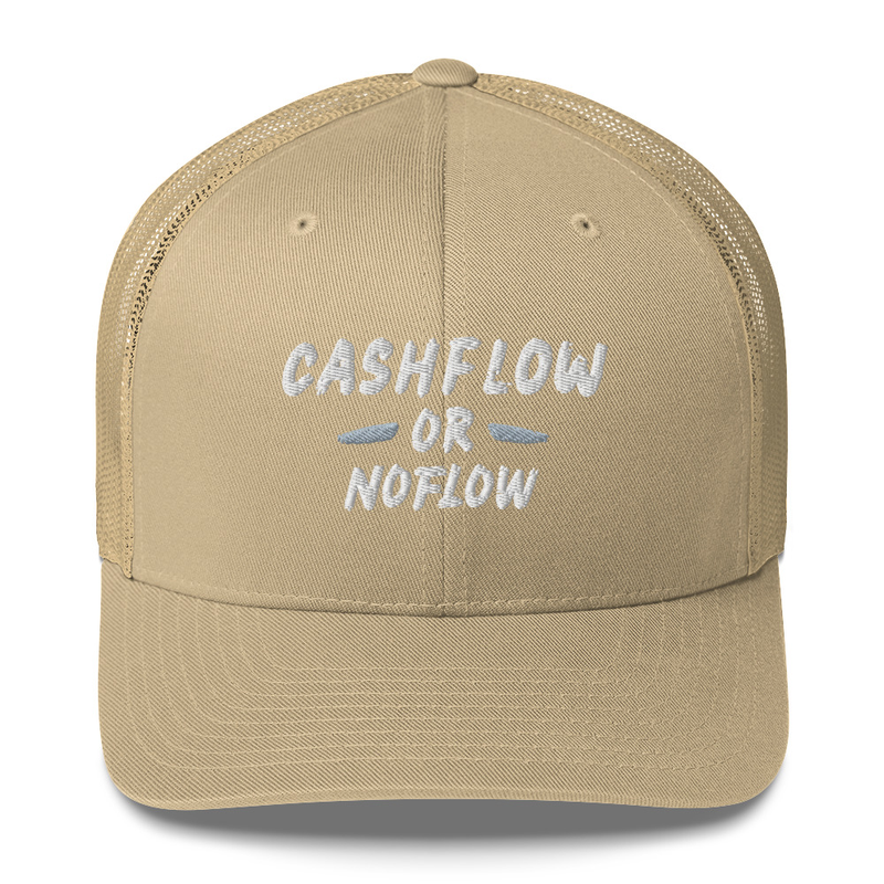 #CashflowOrNoflow Hat – One size, Khaki