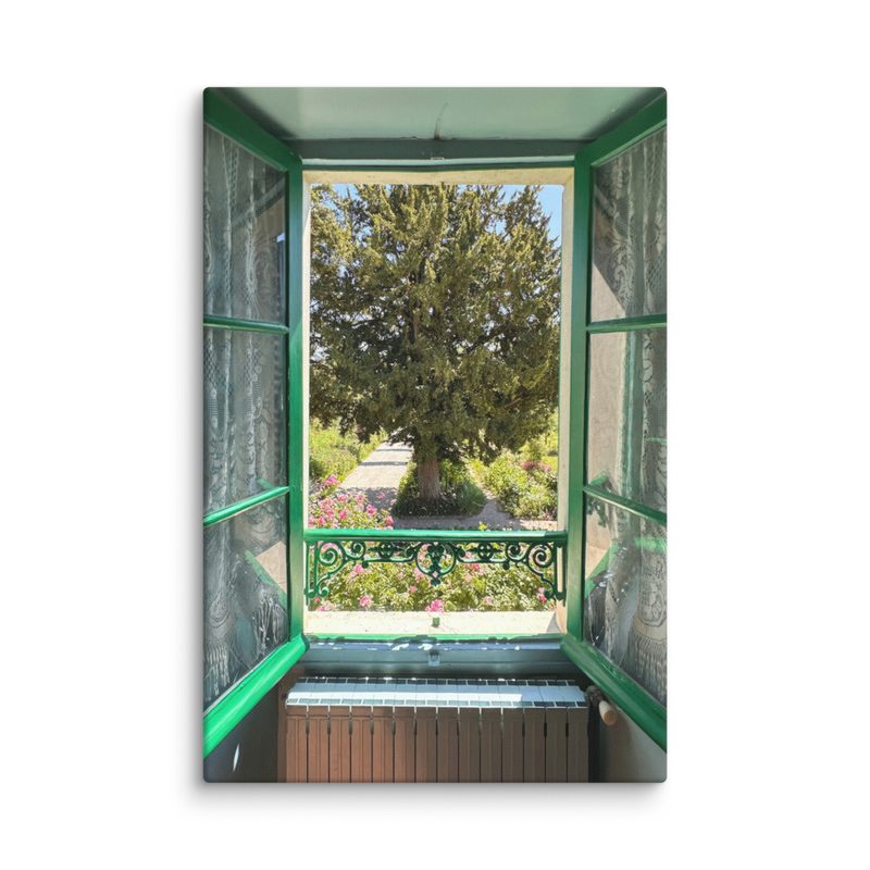 Giverny Window Canvas