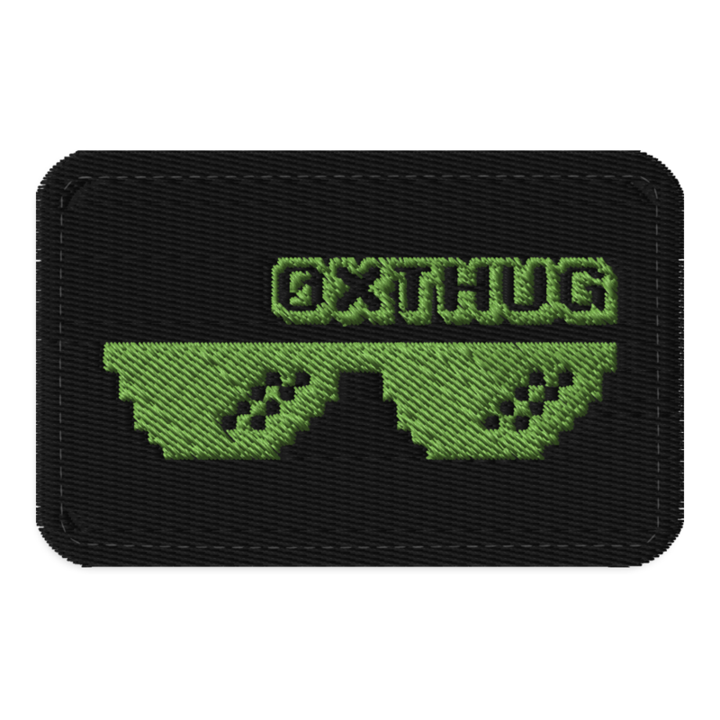0xthug logo Patch
