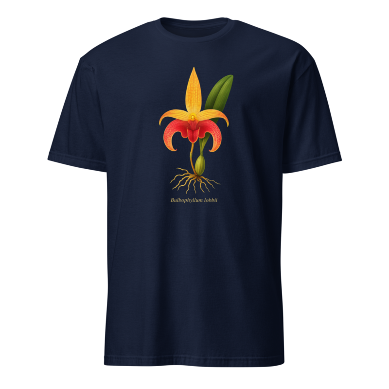 Bulbophyllum lobbii Shirt – L, Navy