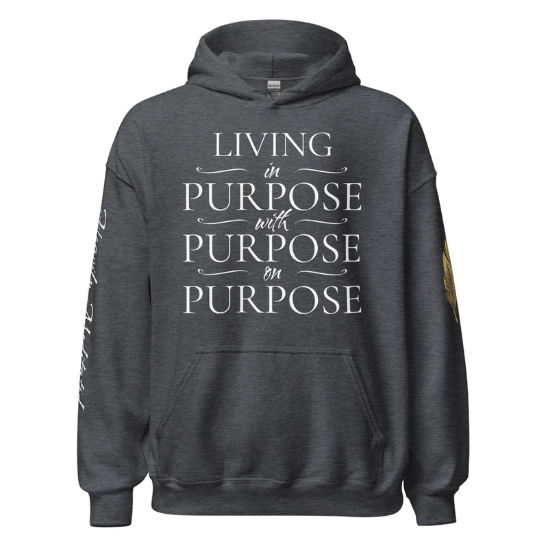 Soft Hoody - in with on Purpose – S, Dark Heather