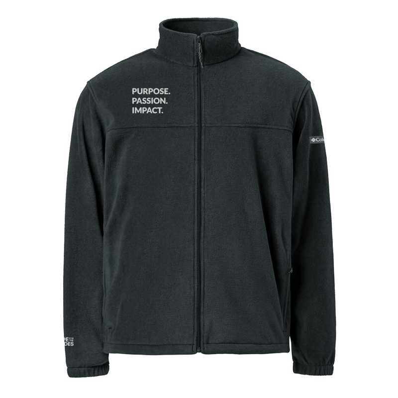 HFTT Columbia Unisex Full-Zip Fleece Jacket | Purpose. Passion. Impact. (Colors Available)