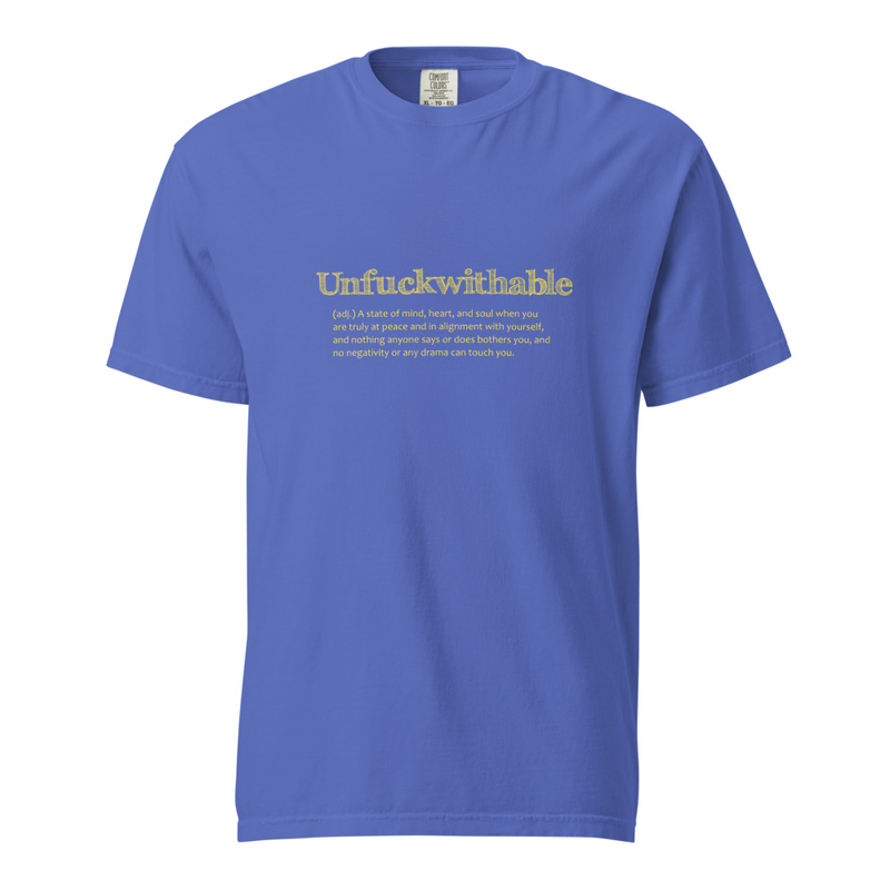 Vintage "Unfuckwithable" Tee | Royal Blue