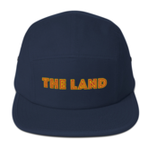 THE LAND (Cavs colors) Five Panel Cap / Navy
