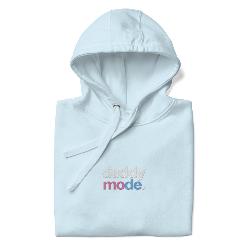Daddy Mode Essential Hoodie - Sky Blue