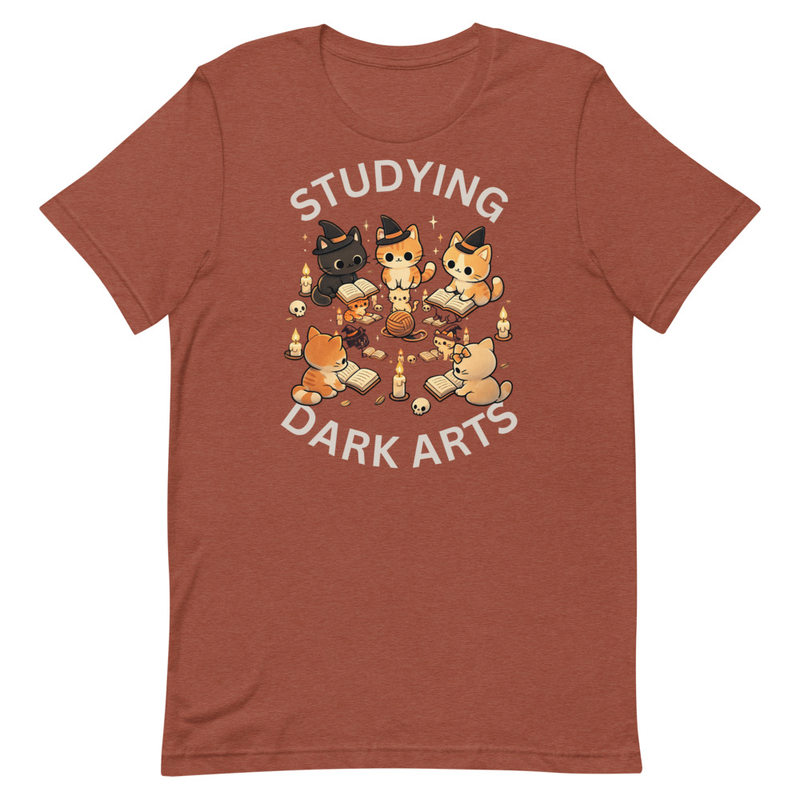 Studying Dark Arts Cat Lovers Unisex t-shirt