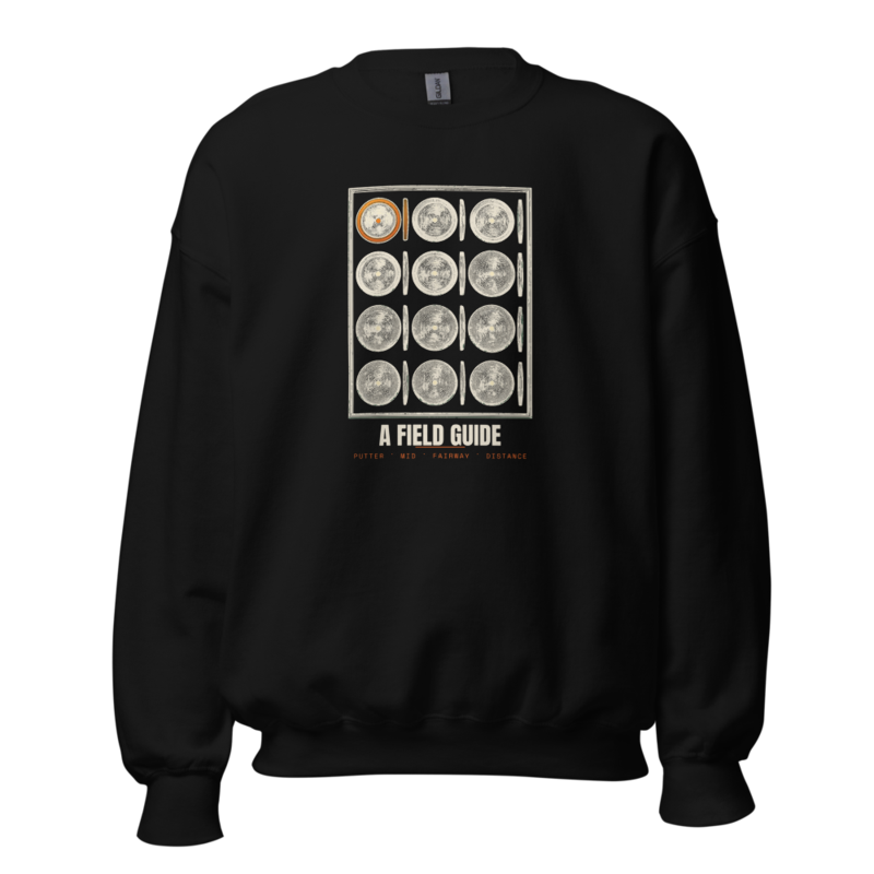 The Field Guide Crewneck mockup