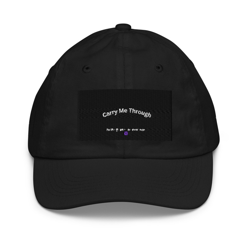 Carry Me Through – Faith, Hope & Perseverance Baseball Cap
