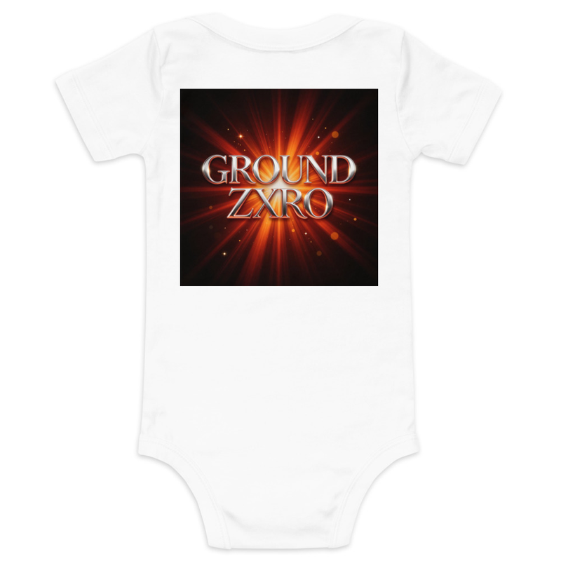 Ground Zxro short sleeve one piece outfit for babies