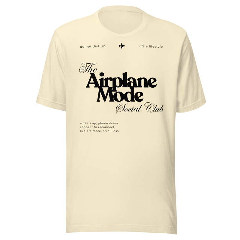 Airplane Mode Tee – 2XL, Natural