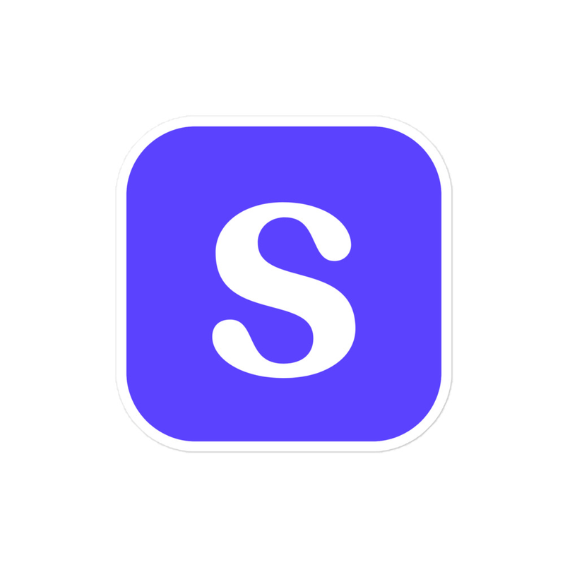 Swell Icon Sticker