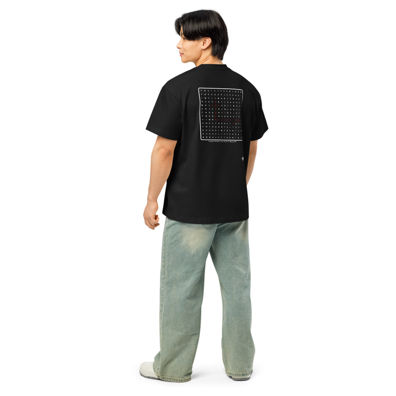 DIVINE ORDER box tee – L, Black