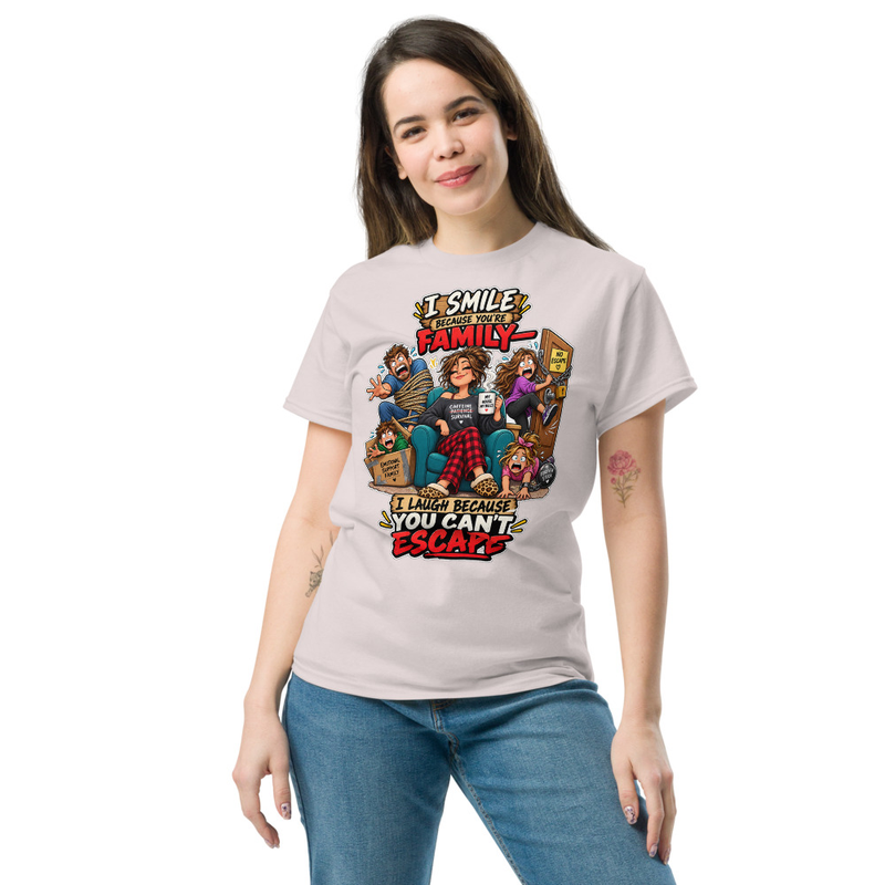 You can't scape - Unisex classic tee – XL, Ice Grey