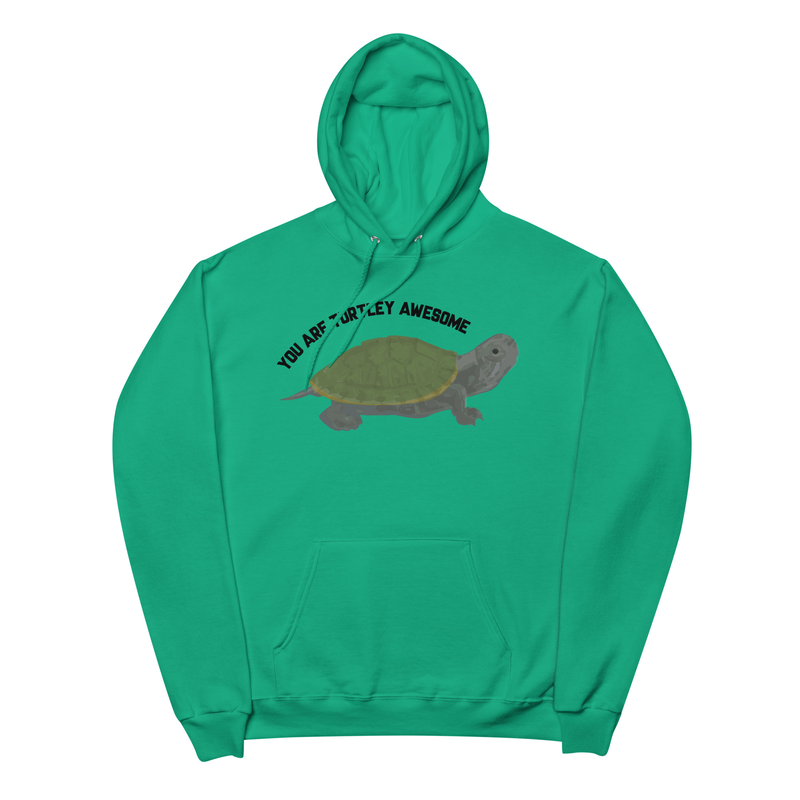 You Are Turtley Awesome ! Unisex Premium Hoodie - you are totally awesome, awesome pun shirt, puns, funny, funny shirt