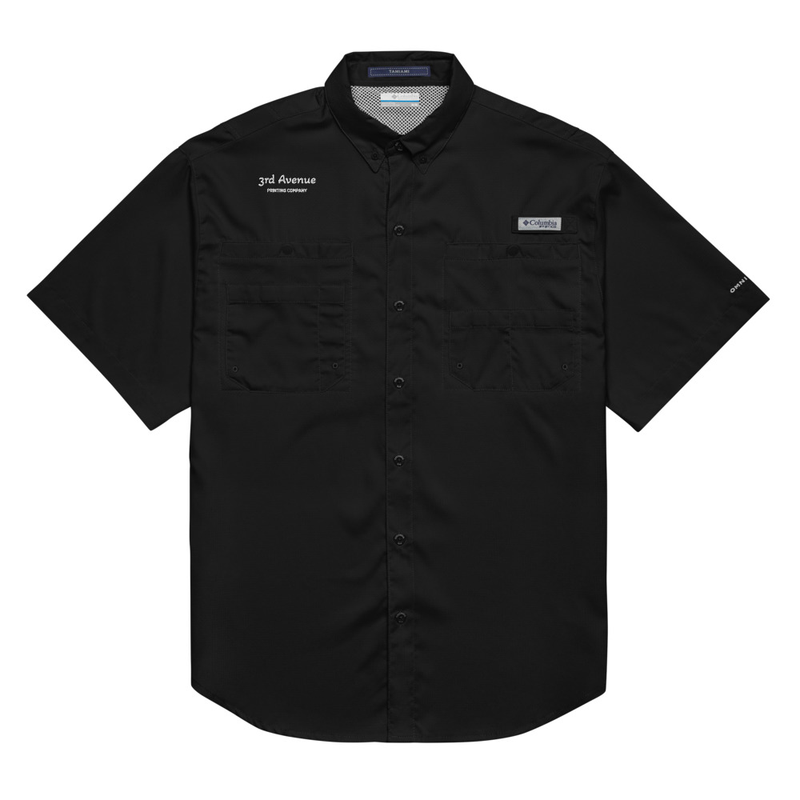 Men’s Columbia Short Sleeve Button Shirt | Embroidery