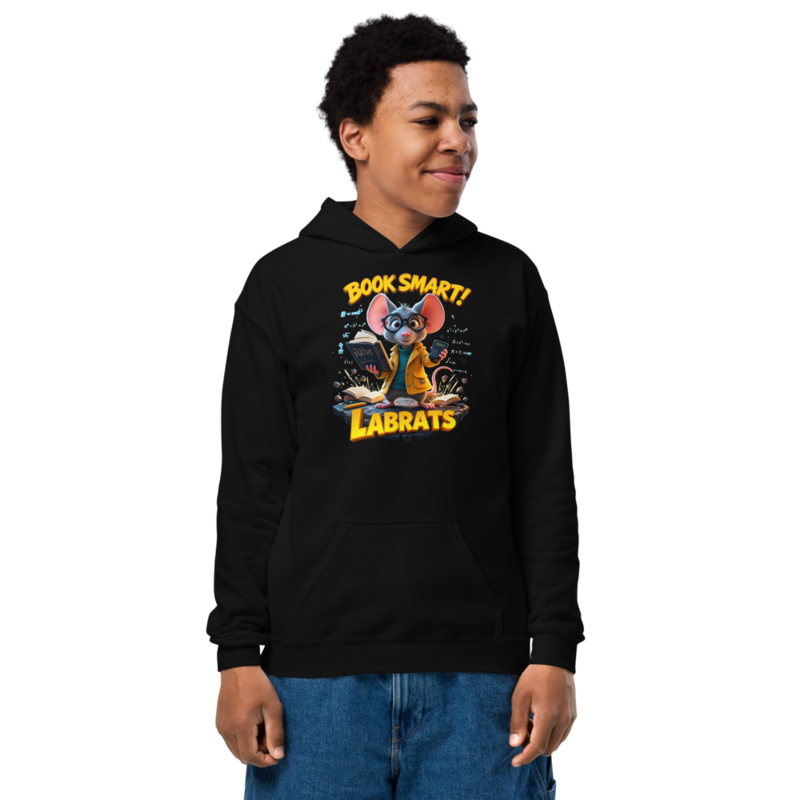 Nibbles Mcsqueak Book Smart Kids Hoodie