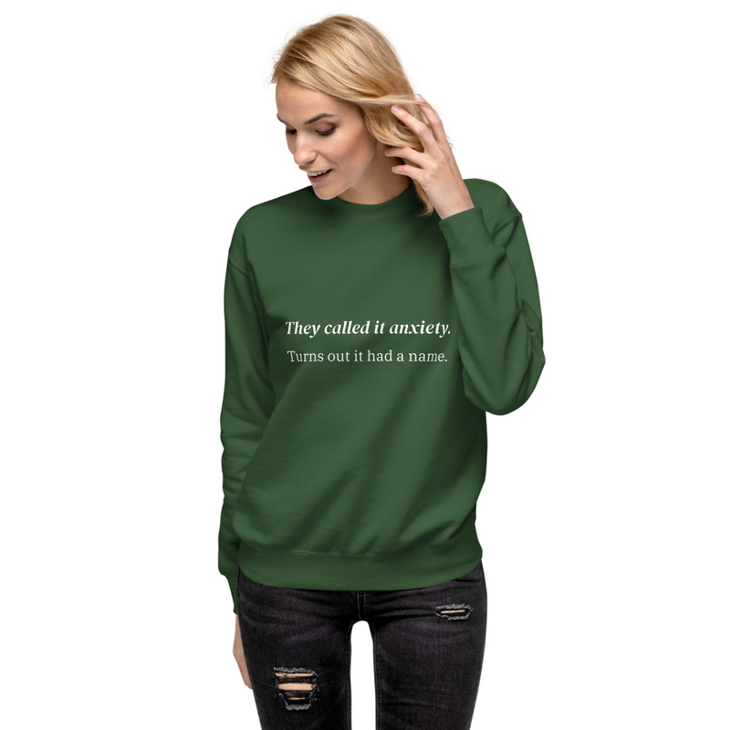 They called it anxiety. Turns out it had a name. – S, Forest Green