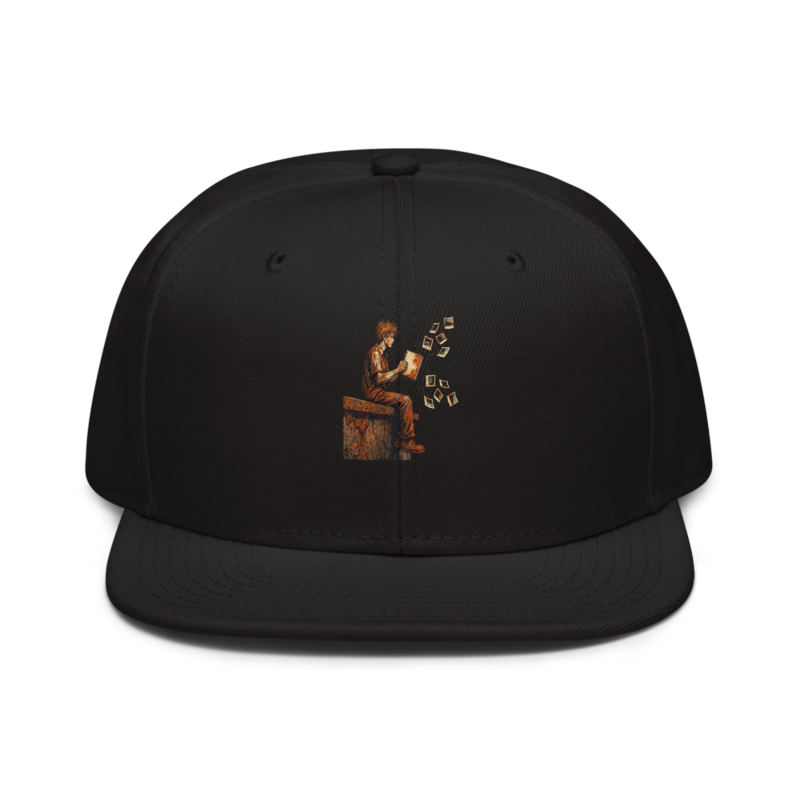 Teeter Off The Rusted Edge Black Unisex Pro Style Snapback Hat