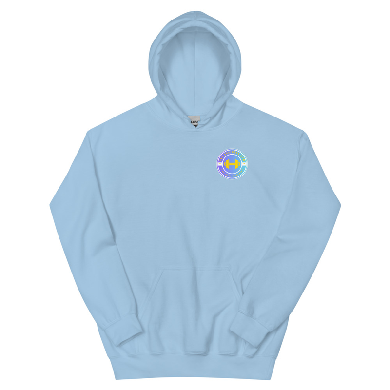 Business Gym Premium Unisex Hoodie – M, Light Blue