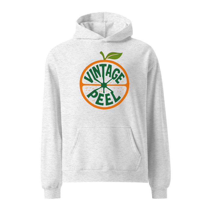 Unisex oversized hoodie Classic Heather White