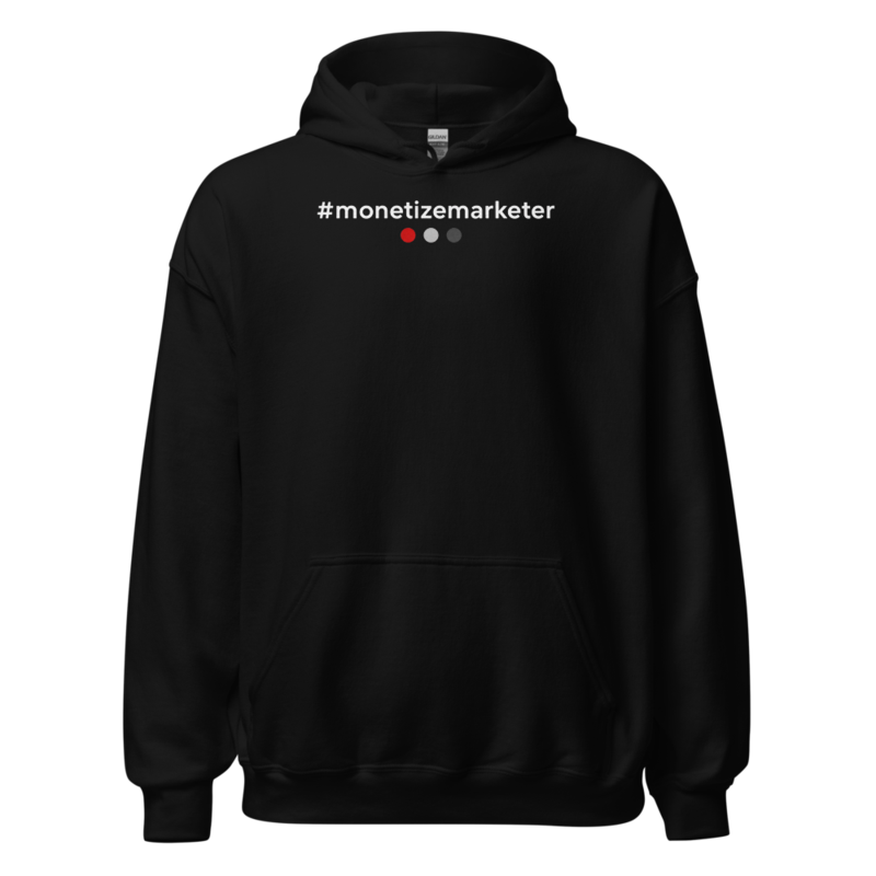 #monetizemarketer · Red Edition Hoodie