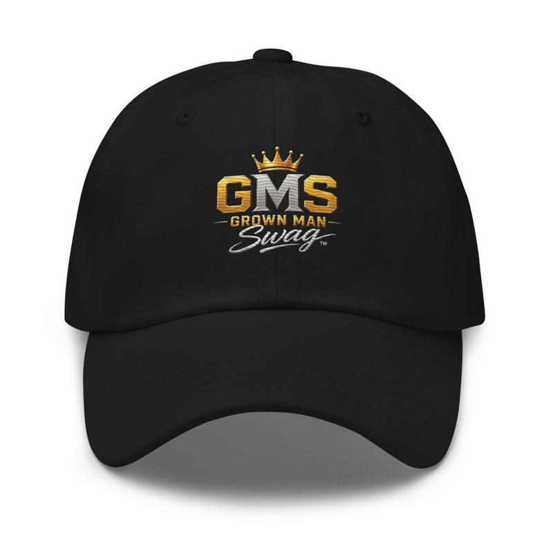 Grown Man Swag™ Signature Premium Embroidered Dad Hat | Confidence • Style • Respect