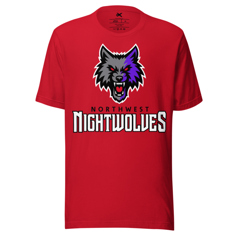 Northwest Nightwolves - Red Logo Tee