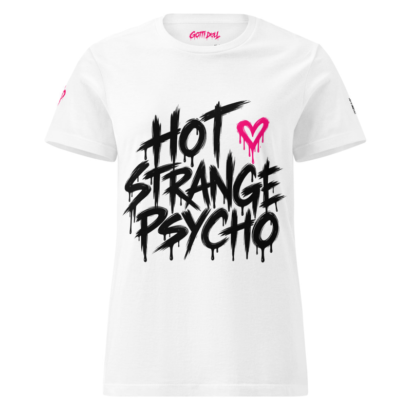 Women’s White Hot Strange Psycho t-shirt 