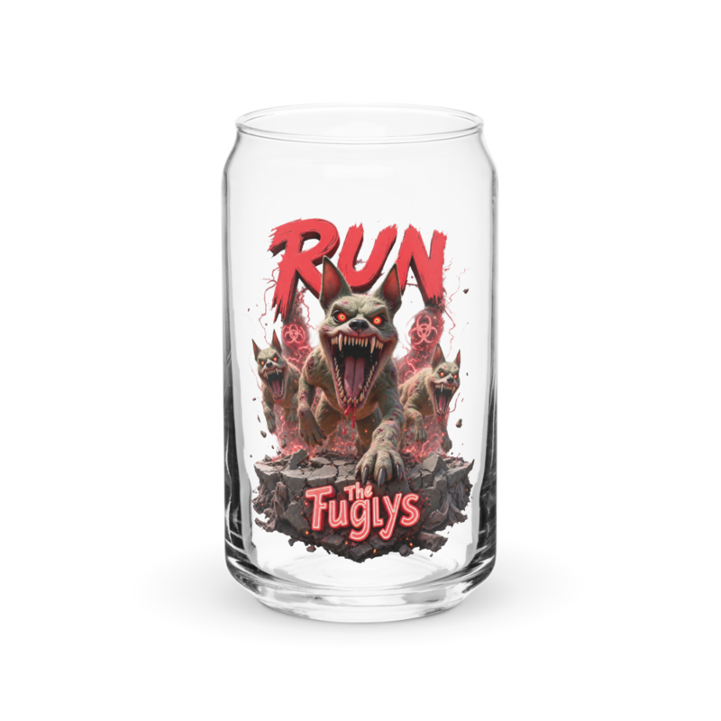 The Blight Hounds - Run 16oz Can Glass