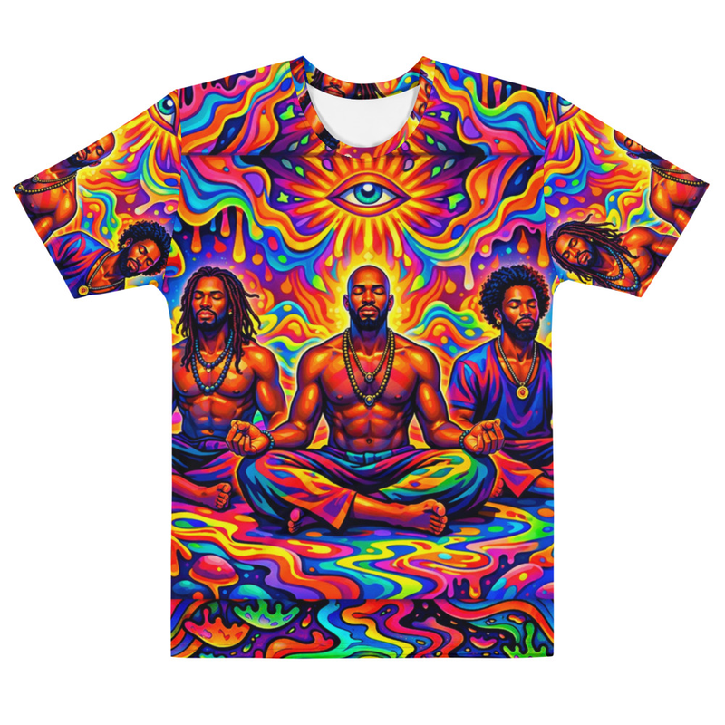 Yoga men 3 psychedelic-Men's t-shirt